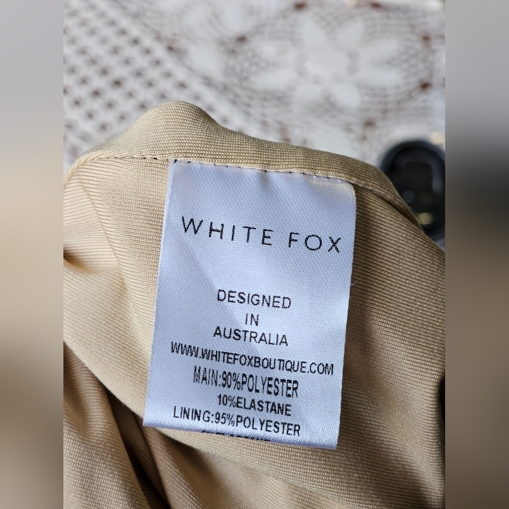 white fox indulge me mini dress in leopard print - Picture 4 of 5